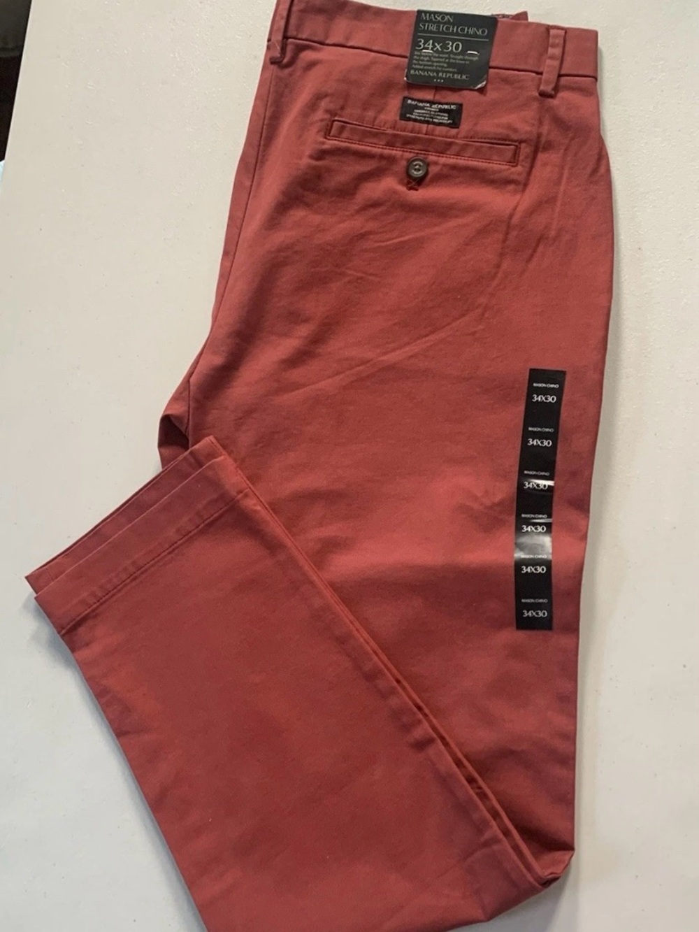 Banana Republic Mason Chino Pants, Size 34x30